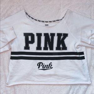 Victoria Secret PINK crew neck crop top